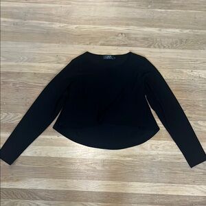 New Sympli hi-lo cropped swing top, size 10